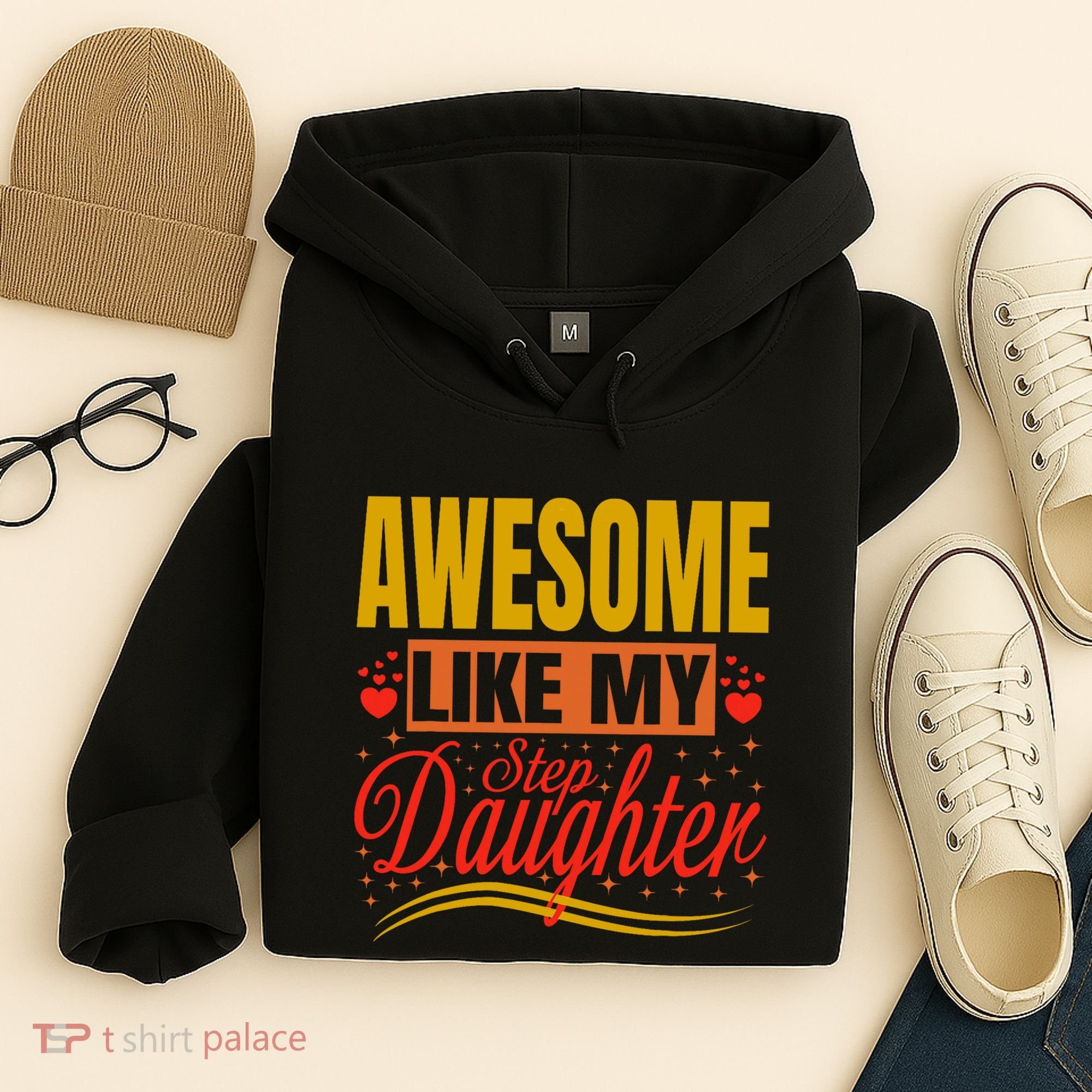 Awesome Like My Step Daughter Stepdad & Stepmom FatherS Day Hoodie
