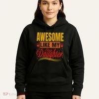 Awesome Like My Step Daughter Stepdad & Stepmom FatherS Day Hoodie thumb 5