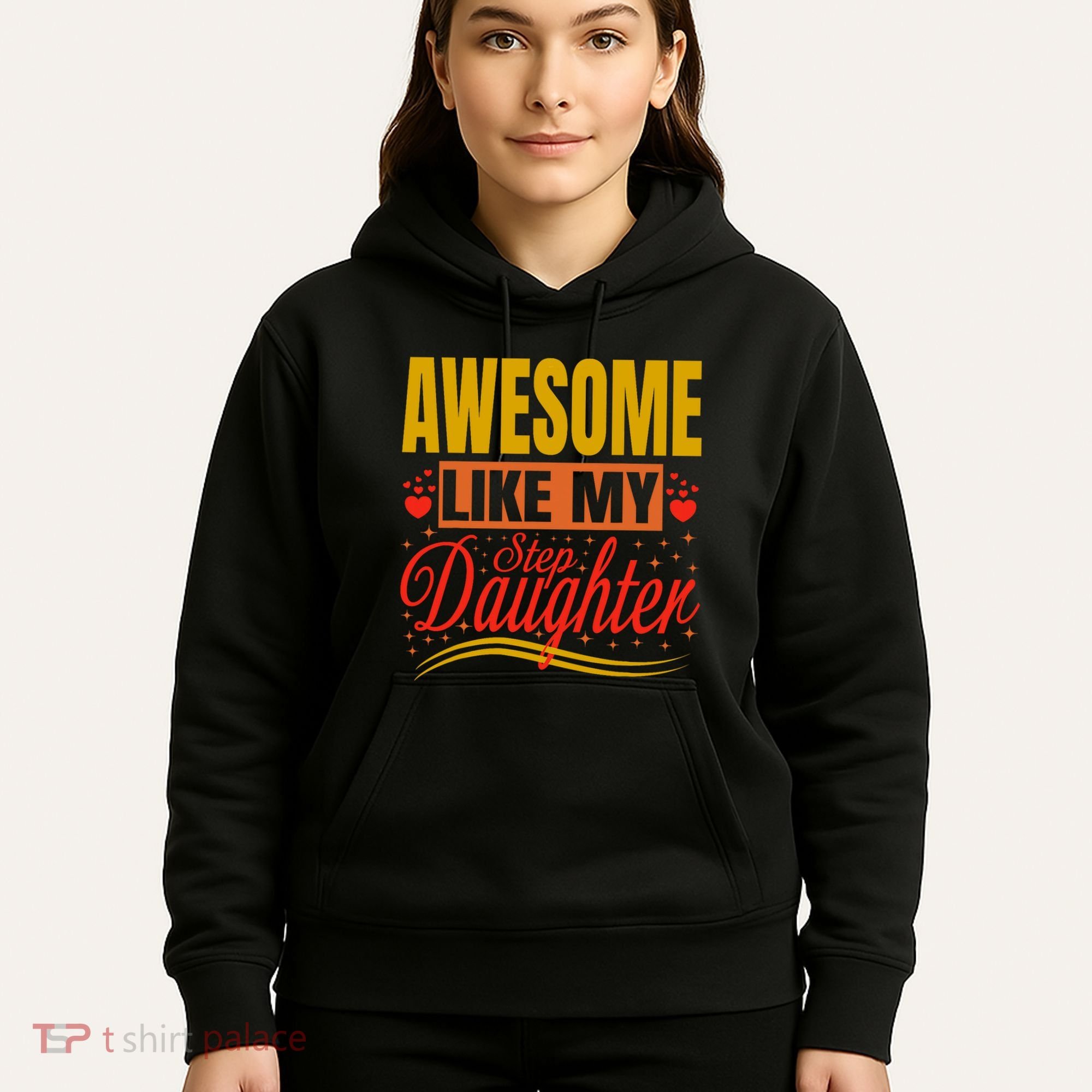 Awesome Like My Step Daughter Stepdad & Stepmom FatherS Day Hoodie