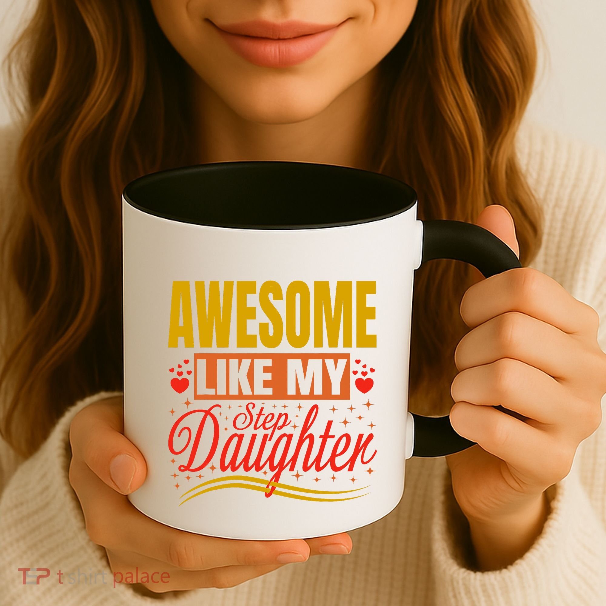 Awesome Like My Step Daughter Stepdad & Stepmom FatherS Day Coffee Mug