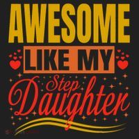 Awesome Like My Step Daughter Stepdad & Stepmom FatherS Day Beanie thumb 2