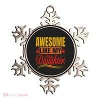 Awesome Like My Step Daughter Stepdad & Stepmom FatherS Day Ornament thumb 0