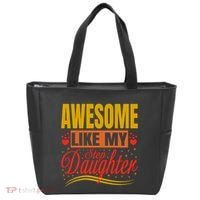 Awesome Like My Step Daughter Stepdad & Stepmom FatherS Day Tote Bag thumb 0