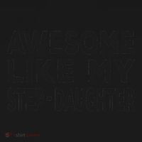 Awesome Like My Stepdaughter Funny Fathers Day Coaster thumb 2