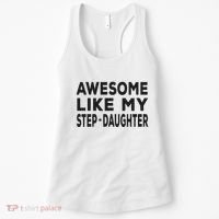 Awesome Like My Stepdaughter Funny Fathers Day Women's Tank Top thumb 0