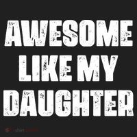 Awesome Like My Daughter Mother's Day Father's Day Mom Dad Beanie thumb 2