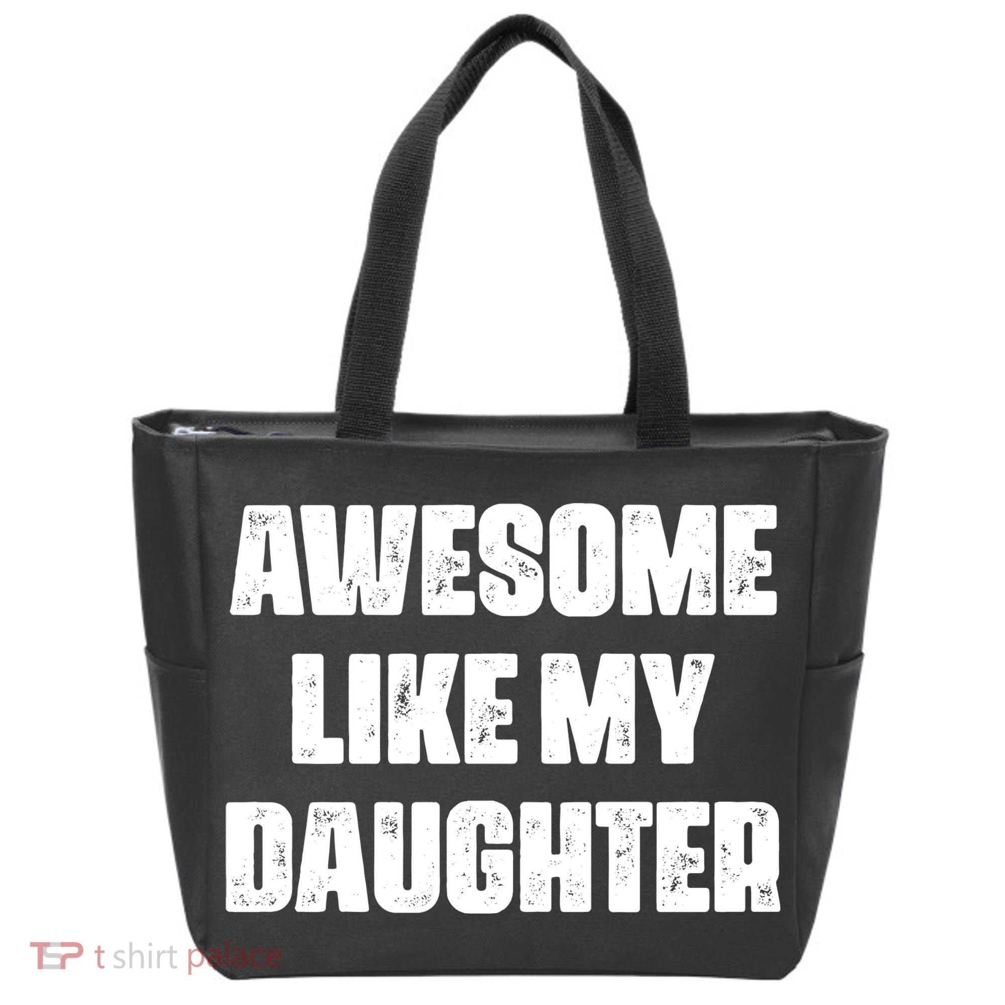 Awesome Like My Daughter Mother's Day Father's Day Mom Dad Tote Bag