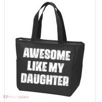 Awesome Like My Daughter Mother's Day Father's Day Mom Dad Tote Bag thumb 3