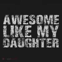 Awesome Like My Daughter Girl Dad Gift Papa Father Day Apron thumb 3