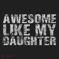 Awesome Like My Daughter Girl Dad Gift Papa Father Day Beanie thumb 2
