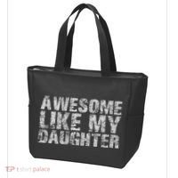 Awesome Like My Daughter Girl Dad Gift Papa Father Day Tote Bag thumb 3
