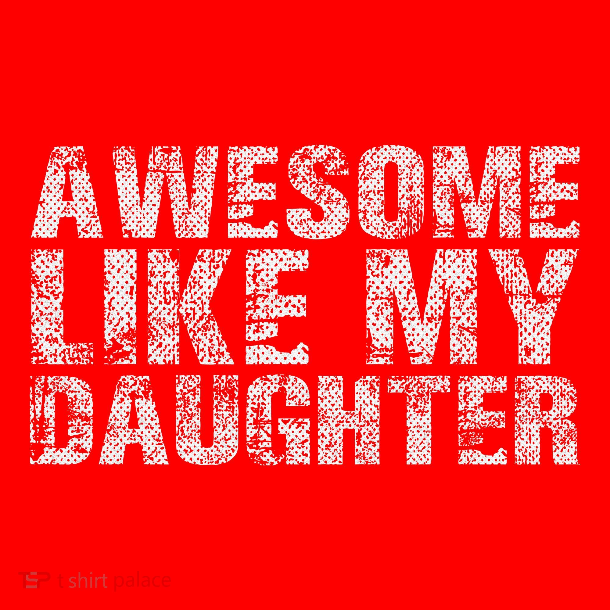 Awesome Like My Daughter Girl Dad Gift Papa Father Day Santa Hat