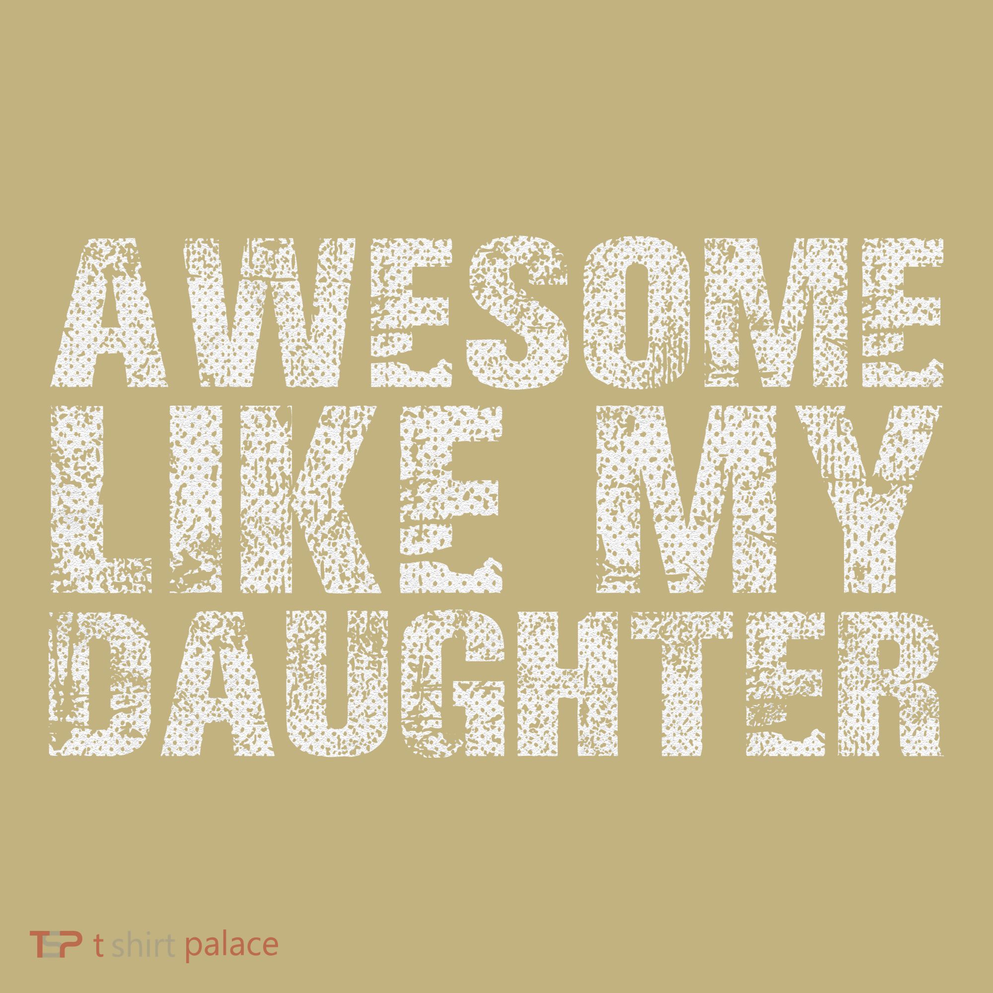 Awesome Like My Daughter Girl Dad Gift Papa Father Day Polo
