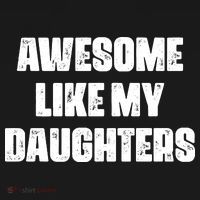 Awesome Like My Daughters Mother's Day Father's Day Mom Girl Dad Ornament thumb 1
