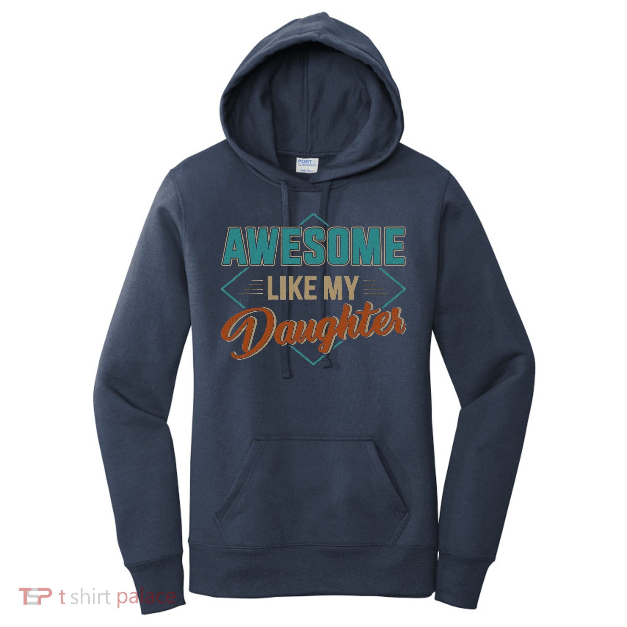 Awesome Like My Daughter For Dad On Fathers Day Women's Hoodie
