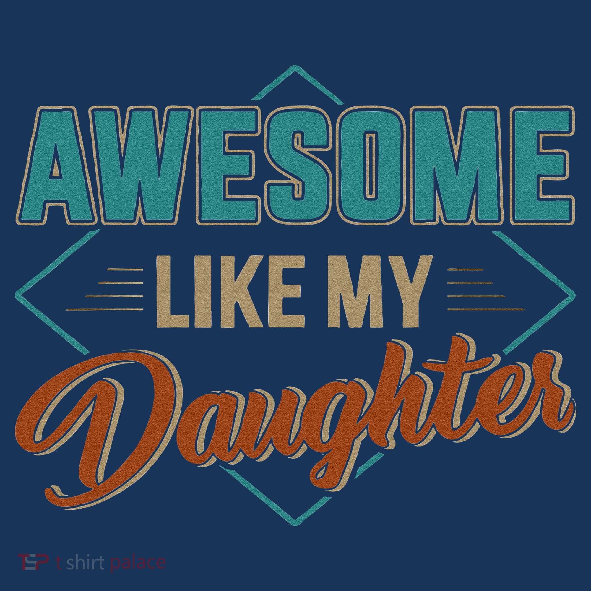 Awesome Like My Daughter For Dad On Fathers Day Women's Tank Top