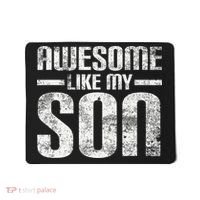 Awesome Like My Son Happy Fathers Day Funny Dad Mousepad thumb 0