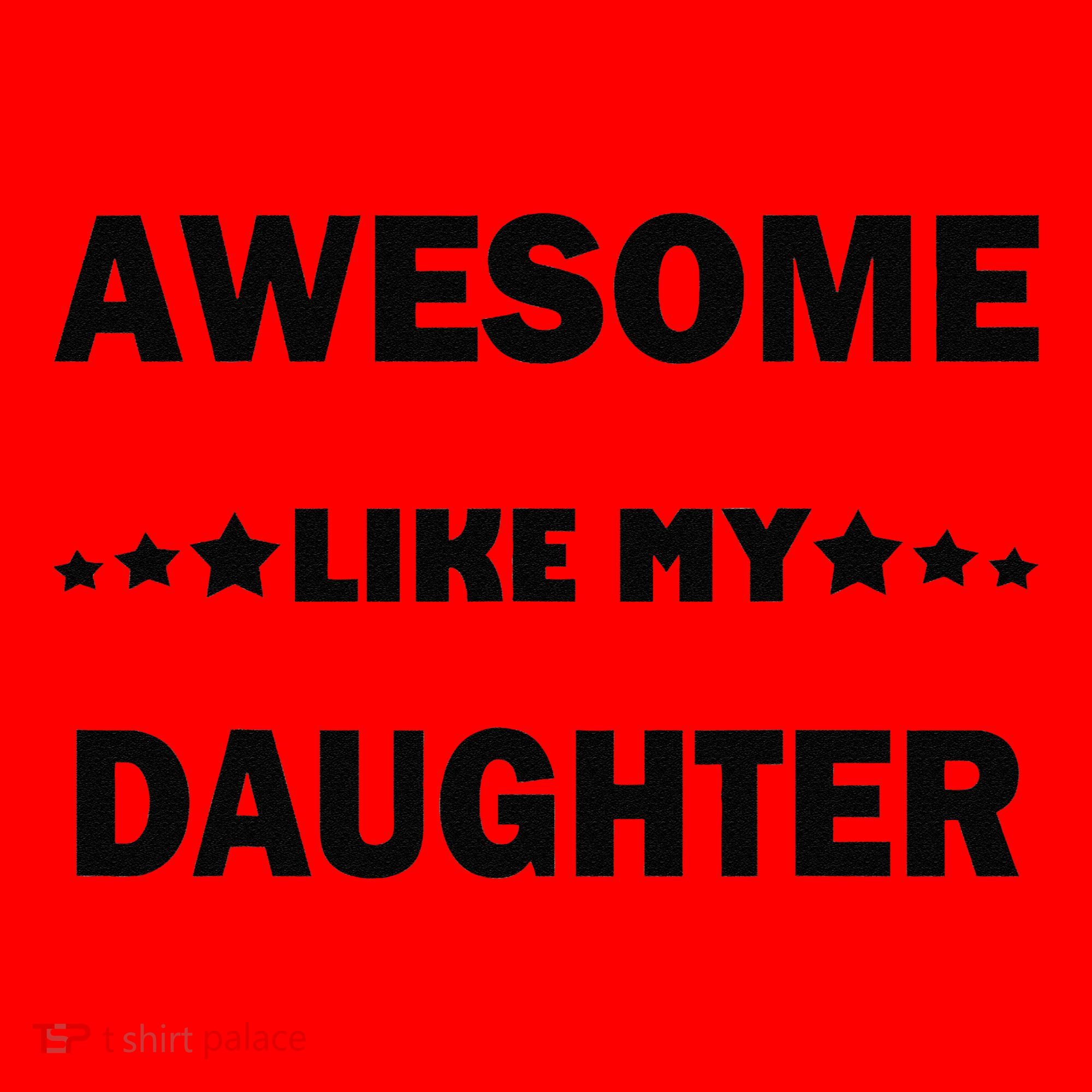 Awesome Like My Daughter Funny FatherS Day Dad Santa Hat