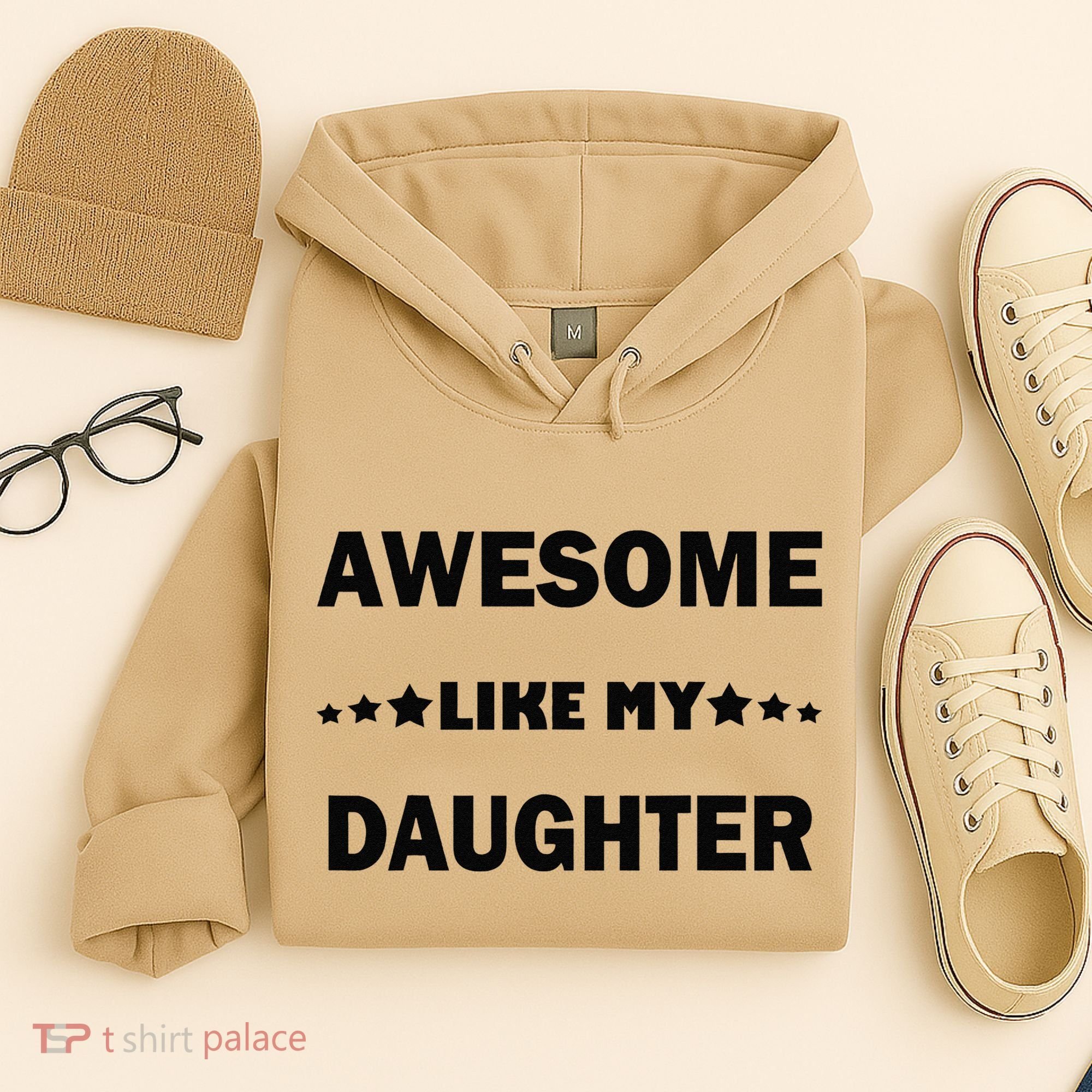 Awesome Like My Daughter Funny FatherS Day Dad Hoodie