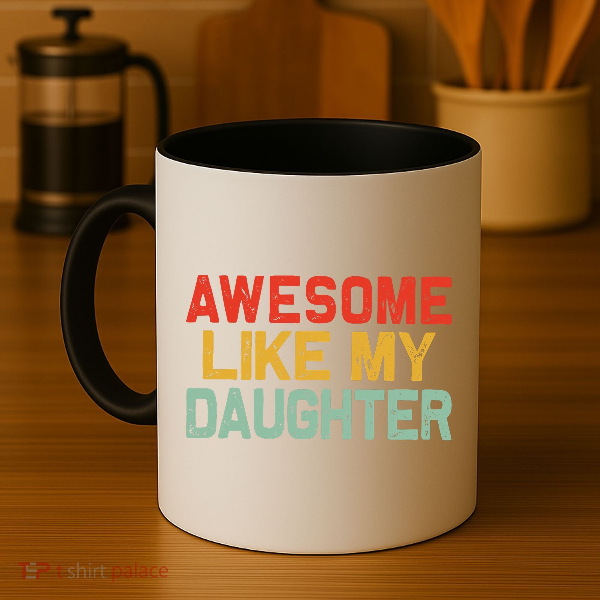 Awesome Like My Daughter Funny Fathers Day Dad  Coffee Mug
