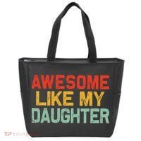 Awesome Like My Daughter Funny Fathers Day Dad  Tote Bag thumb 0