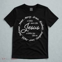 A Little More Like Jesus A Little Less Like Me T-Shirt thumb 5