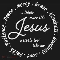 A Little More Like Jesus A Little Less Like Me Women's Hoodie thumb 2