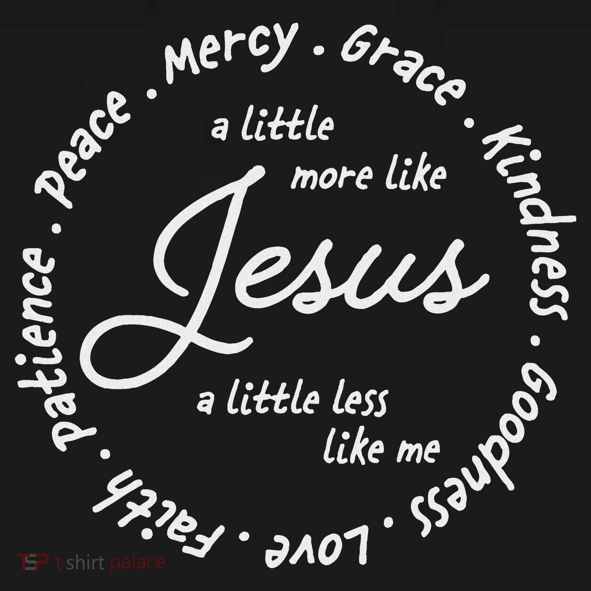 A Little More Like Jesus A Little Less Like Me Women's Tank Top