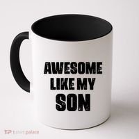 Awesome Like My Son Mother's Day Father's Day Boy Mom Dad Coffee Mug thumb 0