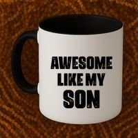 Awesome Like My Son Mother's Day Father's Day Boy Mom Dad Coffee Mug thumb 2