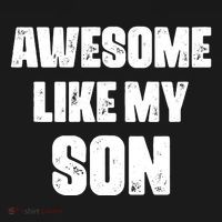 Awesome Like My Son Mother's Day Father's Day Boy Mom Dad Ornament thumb 1