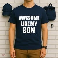 Awesome Like My Son Mother's Day Father's Day Boy Mom Dad T-Shirt thumb 6