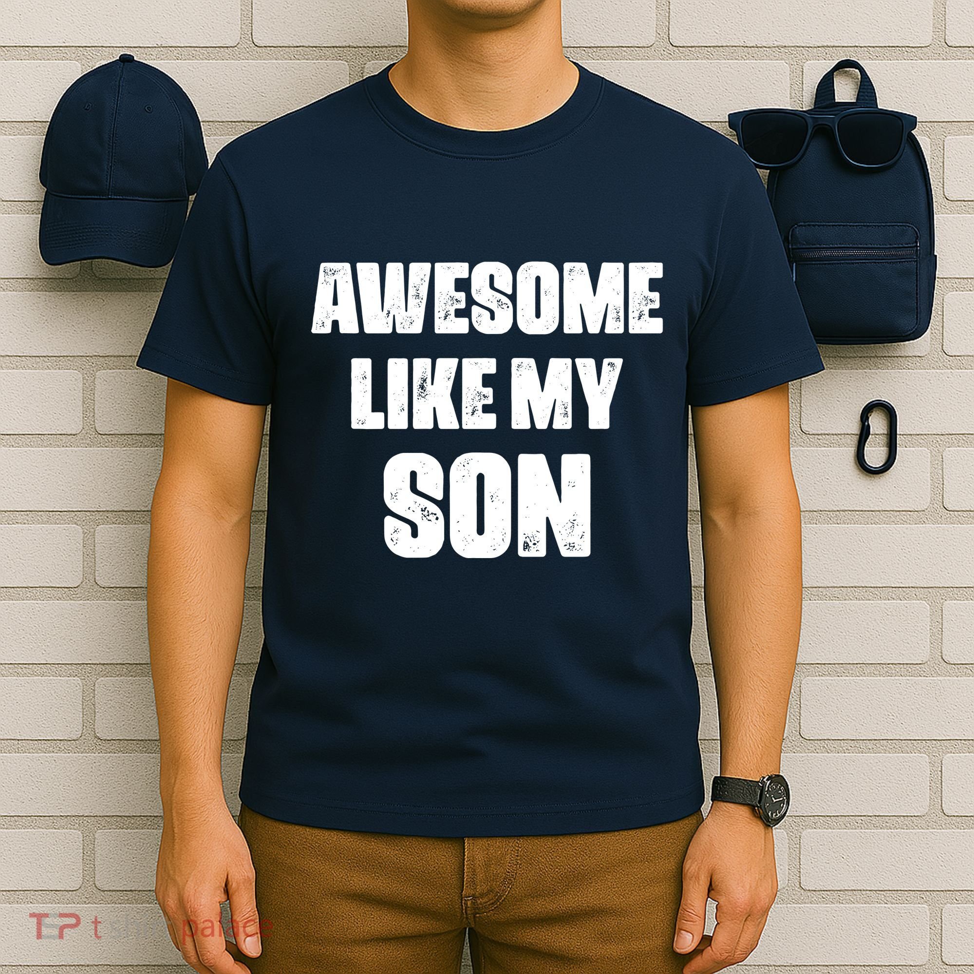 Awesome Like My Son Mother's Day Father's Day Boy Mom Dad T-Shirt
