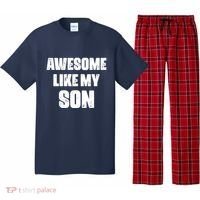 Awesome Like My Son Mother's Day Father's Day Boy Mom Dad Pajama Set thumb 0