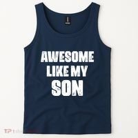 Awesome Like My Son Mother's Day Father's Day Boy Mom Dad Tank Top thumb 2
