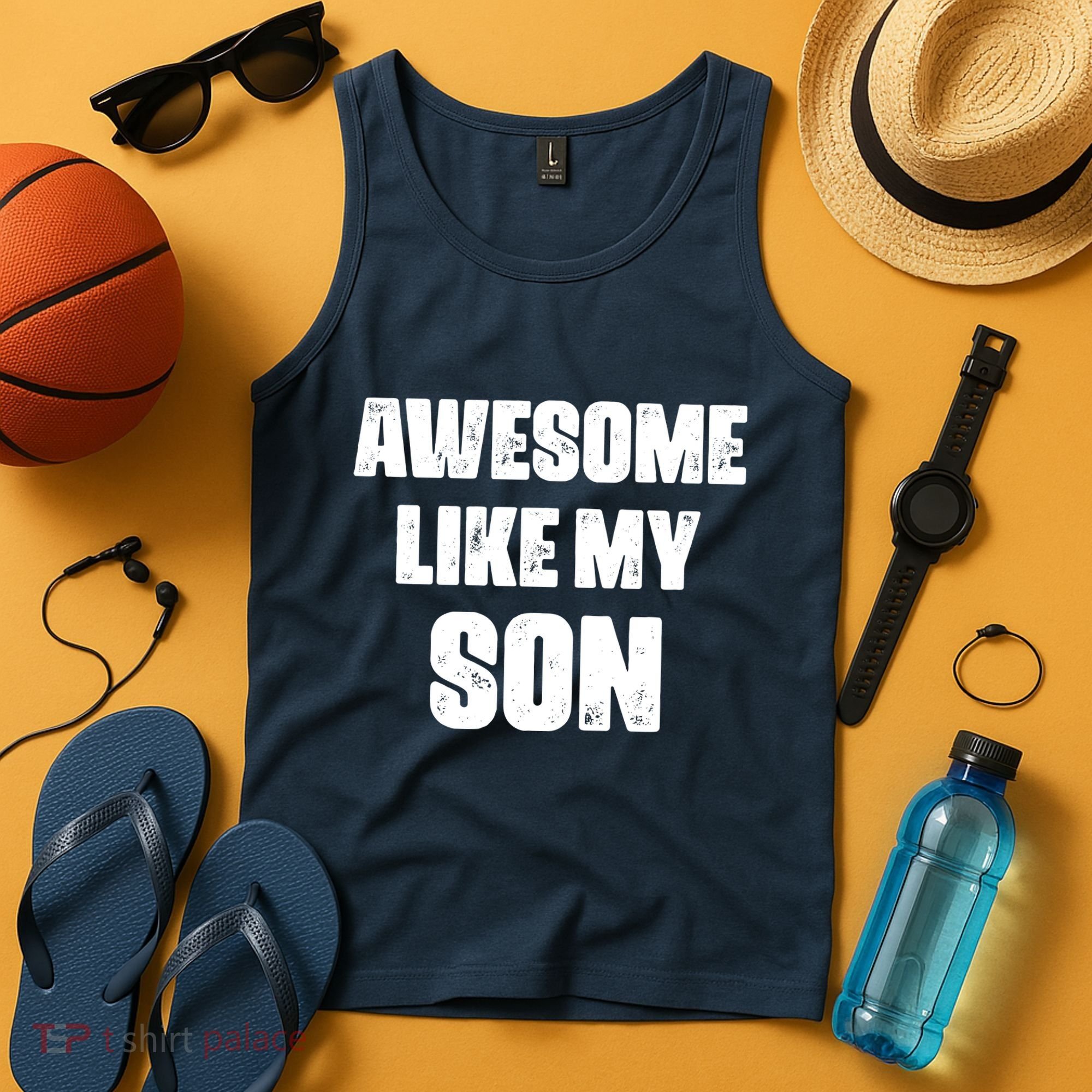 Awesome Like My Son Mother's Day Father's Day Boy Mom Dad Tank Top