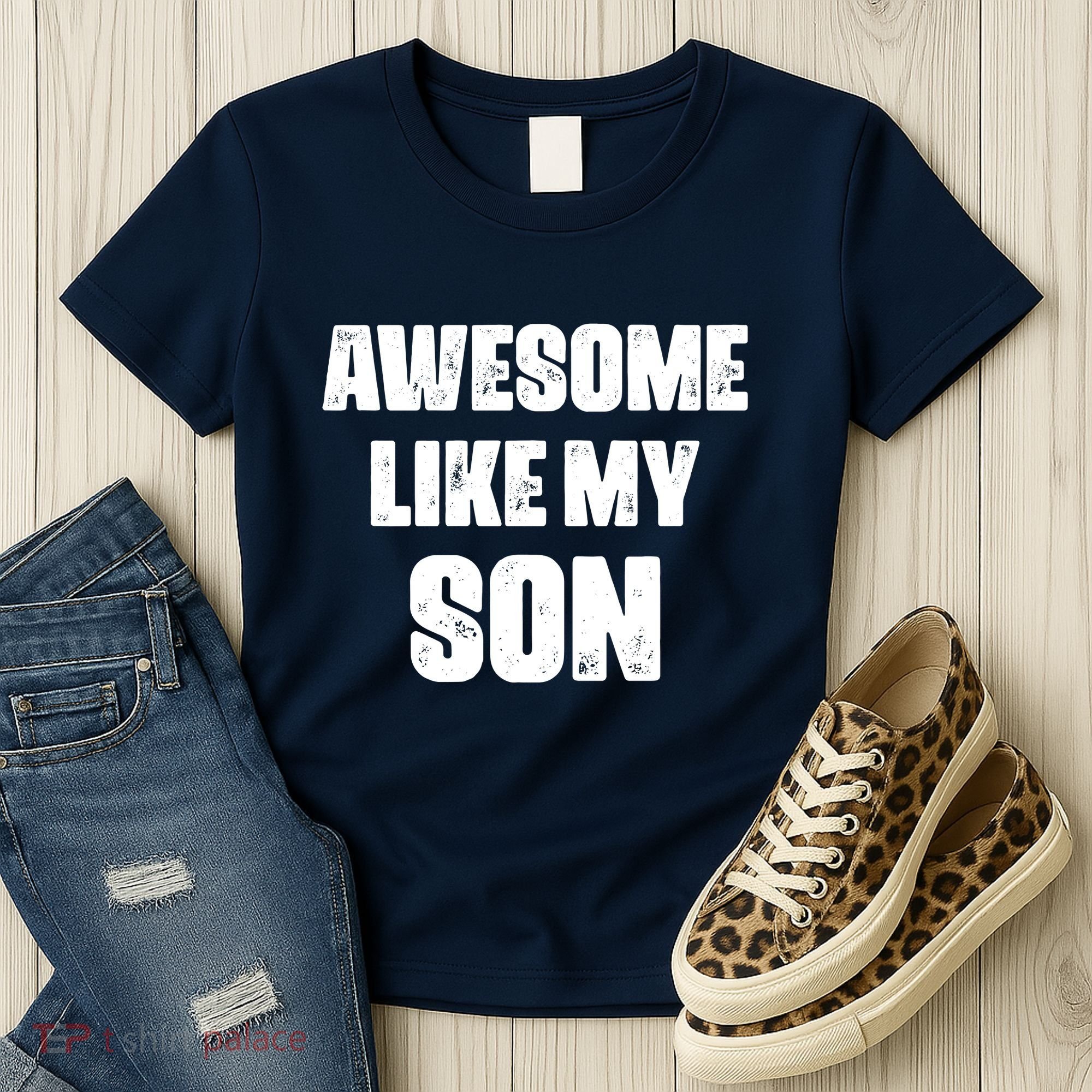 Awesome Like My Son Mother's Day Father's Day Boy Mom Dad Women's T-Shirt