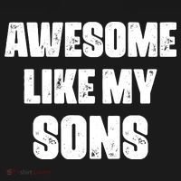 Awesome Like My Sons Mother's Day Father's Day Mom Of Boys Dad Apron thumb 3