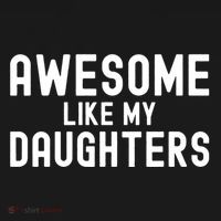 Awesome Like My Daughters | Fathers Day Dad And Daughter Hoodie thumb 7