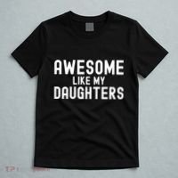 Awesome Like My Daughters | Fathers Day Dad And Daughter T-Shirt thumb 5