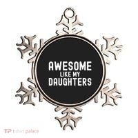 Awesome Like My Daughters | Fathers Day Dad And Daughter Ornament thumb 0