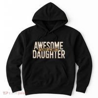 Awesome Like My Daughter Funny Fathers Day Gift Dad Hoodie thumb 0