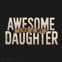 Awesome Like My Daughter Funny Fathers Day Gift Dad Hoodie thumb 7