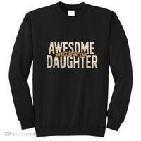 Awesome Like My Daughter Funny Fathers Day Gift Dad Sweatshirt thumb 0