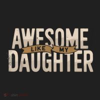 Awesome Like My Daughter Funny Fathers Day Gift Dad Hat thumb 2
