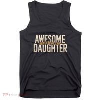 Awesome Like My Daughter Funny Fathers Day Gift Dad Tank Top thumb 0