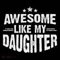 Awesome Like My Daughter Funny Mothers Fathers Day Mom Dad Coffee Mug thumb 5