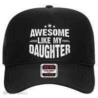 Awesome Like My Daughter Funny Mothers Fathers Day Mom Dad Hat thumb 0