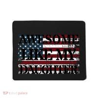 Awesome Like My Daughter Military Dad FatherS Day Mousepad thumb 0