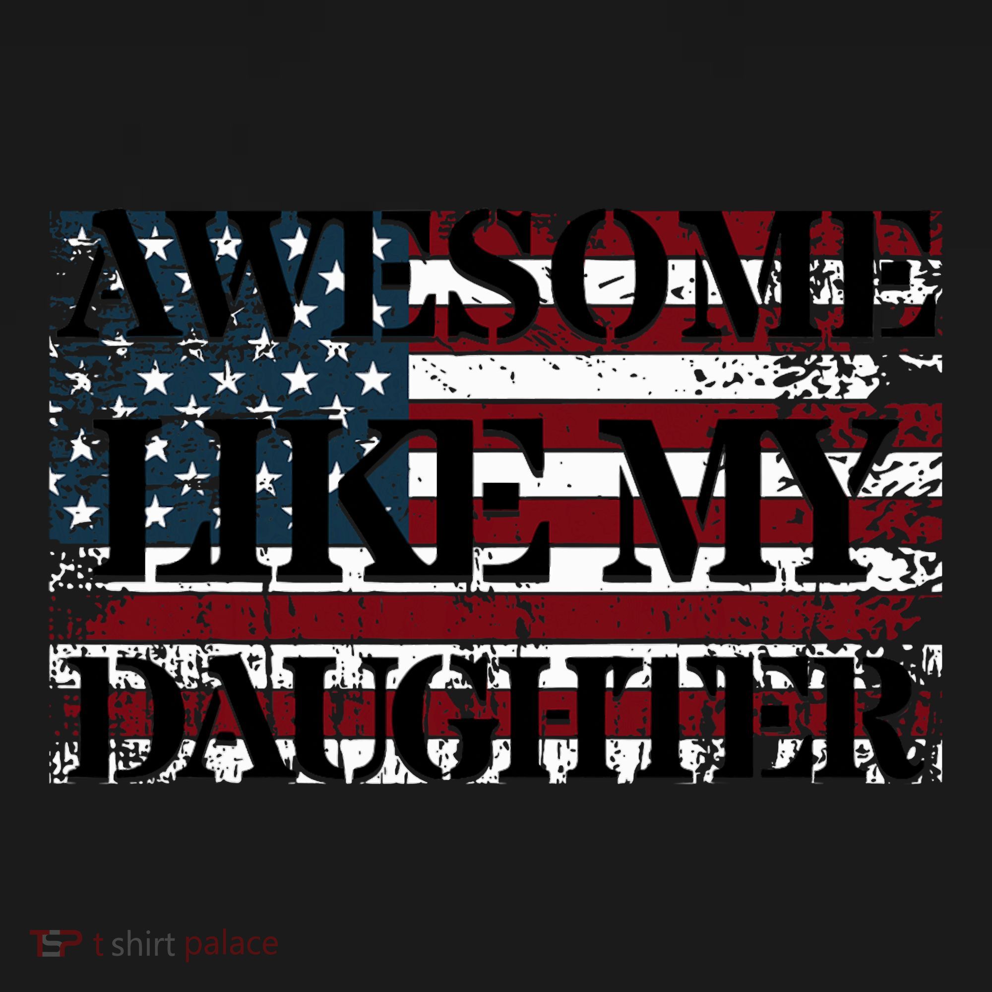 Awesome Like My Daughter Military Dad FatherS Day Mousepad